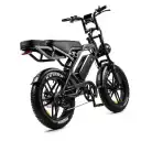V20 Pro Zwart Fatbike achterkant
